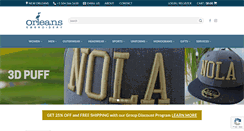 Desktop Screenshot of orleansembroidery.com